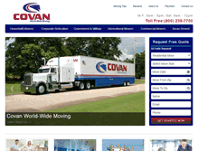 Tablet Screenshot of covan.com